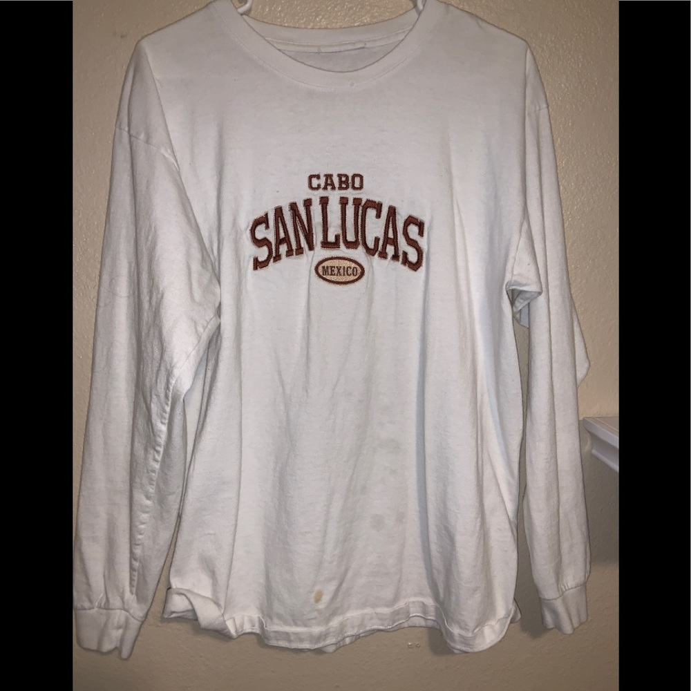 White Cabo saint Lucas top